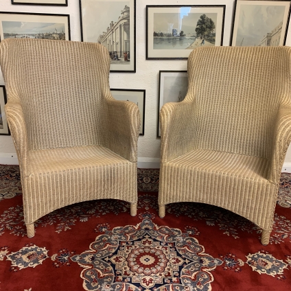 Pair Of Loom Armchairs - Now Sold