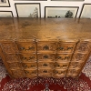Large French Antique Serpentine Shaped Carved Oak Chest Of Four Drawers Circa 1890 - Now Sold - Image 8