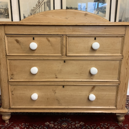 Fantastic Victorian Stripped Pine Chest Of Drawers Circa 1880 - Now Sold