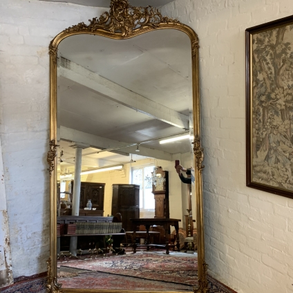 Magnificent Antique French Elaborately Carved Very Large Mirror - Now Sold