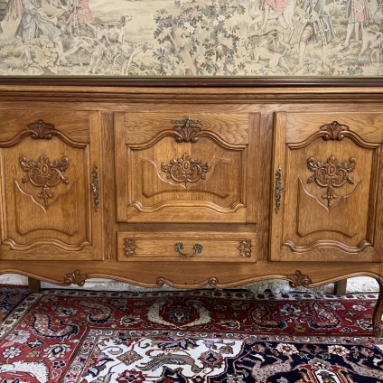 Fantastic Quality French Carved Oak Sideboard/dresser/cupboard - Now Sold