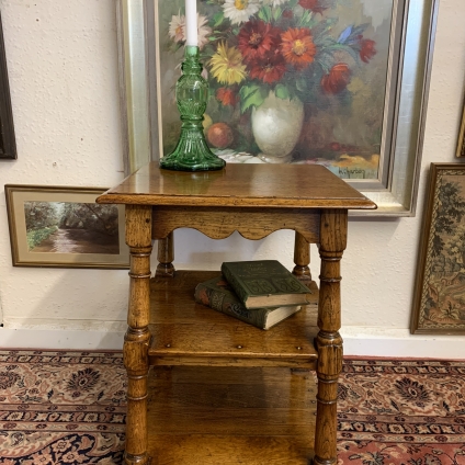 Outstanding Quality English Oak Three Tier Tavern Table - Now Sold