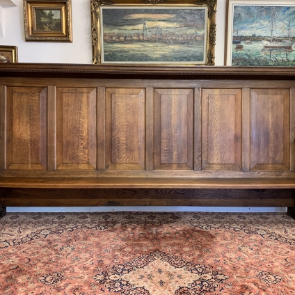 Outstanding Quality Antique Large Oak Hall Seat/settle/pew Circa 1900 - Now Sold