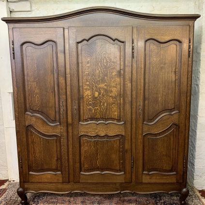 Outstanding Quality French Three Door Armoire/wardrobe - Now Sold