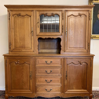Quality French Carved Oak Dresser/cupboard/cabinet - Now Sold
