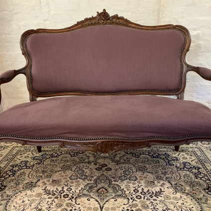 Fantastic Quality Antique French Carved Walnut Settee/sofa/couch Circa 1900 - Now Sold