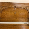 Fantastic Quality Antique Carved Oak Monks Bench/seat - Now Sold - Image 8