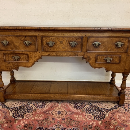 Stunning Dresser/sideboard Made From Rare Glorious Epicormic Oak - Now Sold