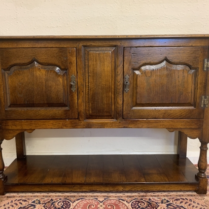 Outstanding Quality Solid Oak Two Door Dresser/cabinet/cupboard - Now Sold