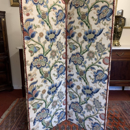 William Morris Fabric Two Fold Screen - Now Sold