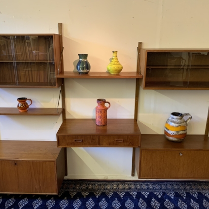 Retro Mid Century Danish Teak Modular Wall System - Now Sold