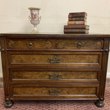 Fabulous Antique French Walnut Chest Of Drawers - Now Sold