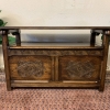 Fantastic Antique Carved Oak Monks Bench/seat/settle - Now Sold - Image 2