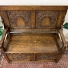 Fantastic Antique Carved Oak Monks Bench/seat/settle - Now Sold - Image 8