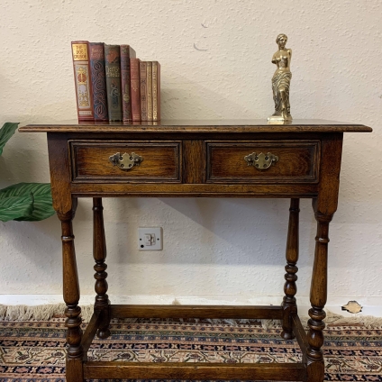 Fantastic Quality Oak Single Drawer Side Table - Now Sold