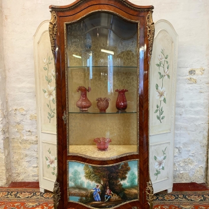 Fantastic Quality French Louis Xvi Style Kingwood Shaped Cabinet - Now Sold