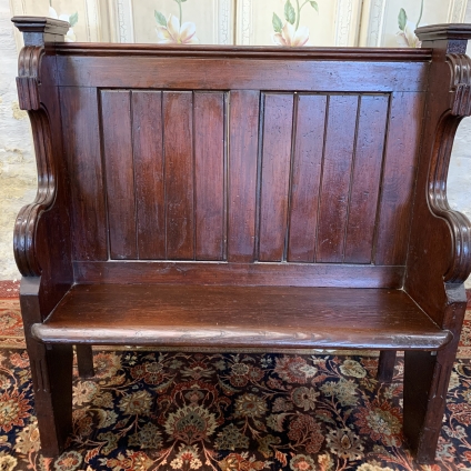 Victorian Pitch Pine Pew Circa 1890 - Now Sold