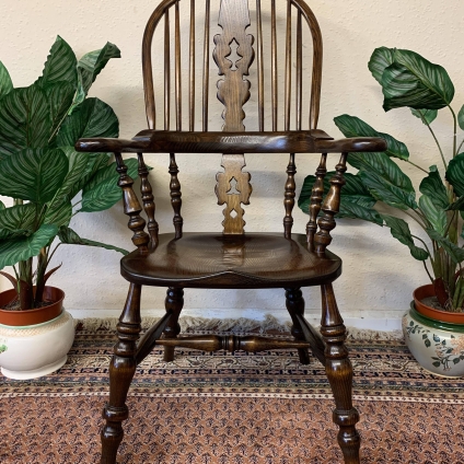 Outstanding Quality Elm Hooped Back Windsor Armchair - Now Sold