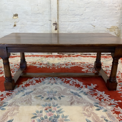 Large Outstanding Quality Oak Refrectory/banquet Table - Now Sold