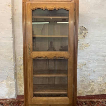 Tall Antique French Oak Glazed Cabinet/cupboard Circa 1910 - Now Sold