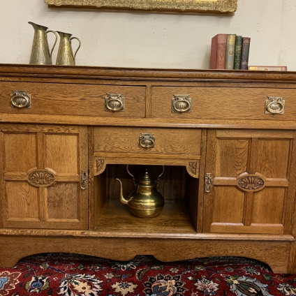 Outstanding Quality Antique Oak Arts And Crafts Dresser Circa 1905 - Now Sold