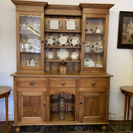 Fabulous Victorian Pine Kitchen Dresser Circa 1890- Now Sold