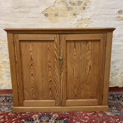 Fabulous Antique Pitch Pine Two Door Linen Cupboard/cabinet Circa 1890 - Now Sold