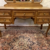 Elegant French Carved Oak Triple Mirror Dressing Table - Now Sold - Image 10
