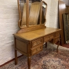 Elegant French Carved Oak Triple Mirror Dressing Table - Now Sold - Image 14