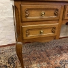 Elegant French Carved Oak Triple Mirror Dressing Table - Now Sold - Image 3