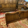 Outstanding Quality Antique French Carved Oak King-size Bed - Now Sold - Image 11