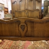Outstanding Quality Antique French Carved Oak King-size Bed - Now Sold - Image 12