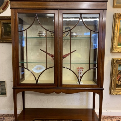 Outstanding Quality Edwardian Inlaid Mahogany Display Cabinet - Now Sold
