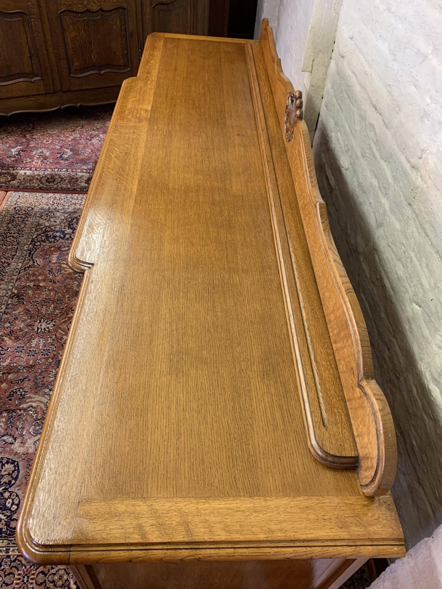 Fantastic French Carved Oak Brakefront Four-door Sideboard/dresser - Now Sold - Image 13