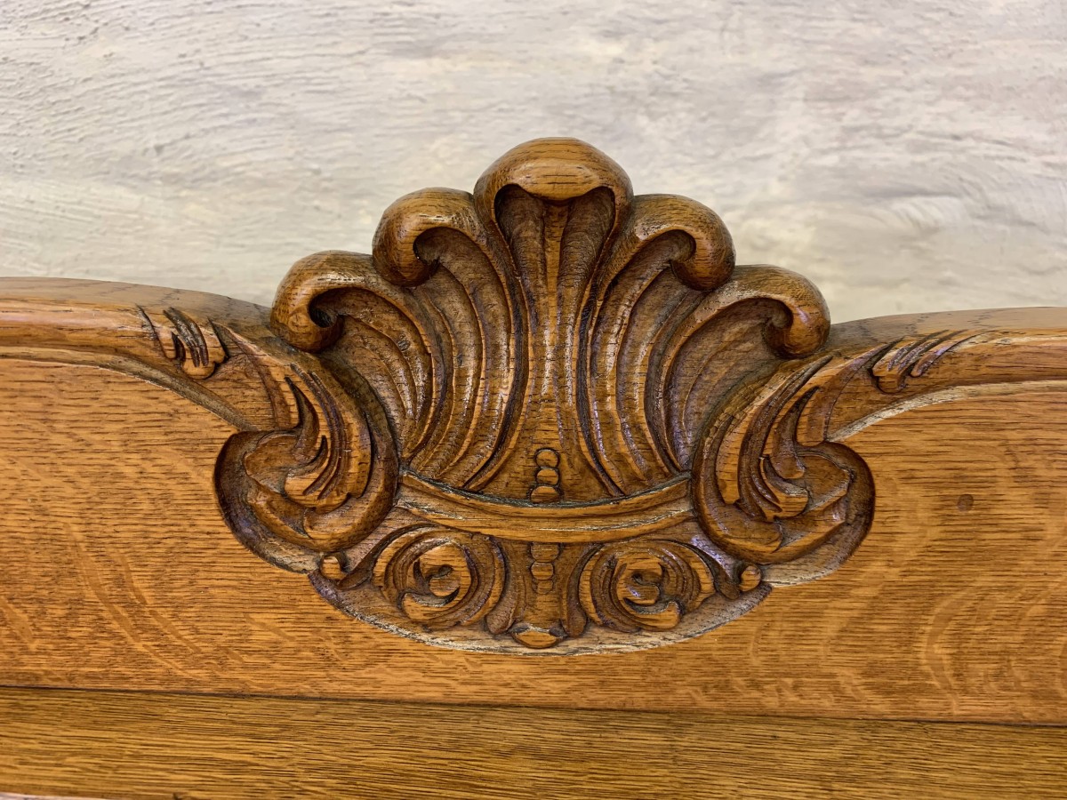 Fantastic French Carved Oak Brakefront Four-door Sideboard/dresser - Now Sold - Image 4