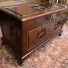 Fabulous Quality Carved Mahogany Storage Chest/blanket Box - Now Sold - Image 5
