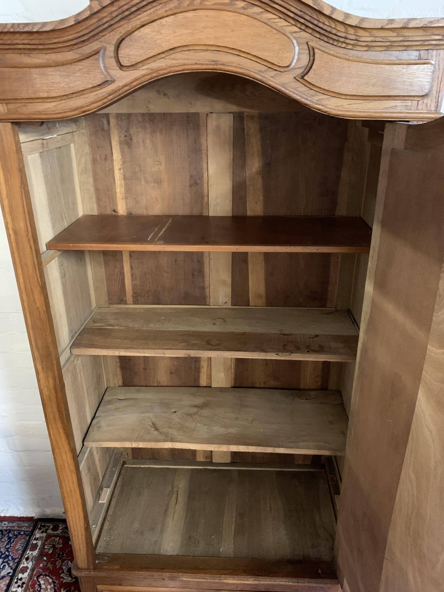 Fabulous Antique French Carved Oak Mirrored Armoire/lined Cupboard/wardrobe - Now Sold - Image 2