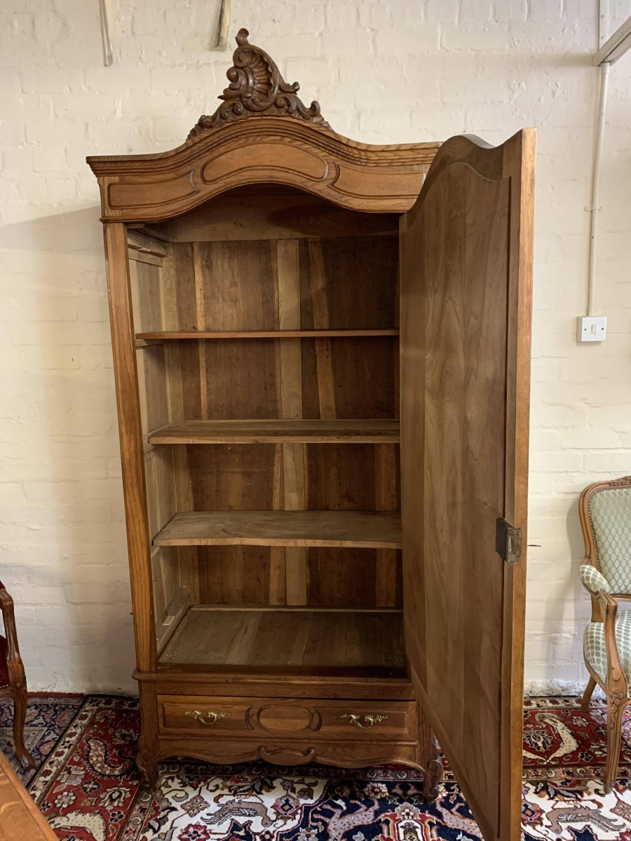 Fabulous Antique French Carved Oak Mirrored Armoire/lined Cupboard/wardrobe - Now Sold - Image 7