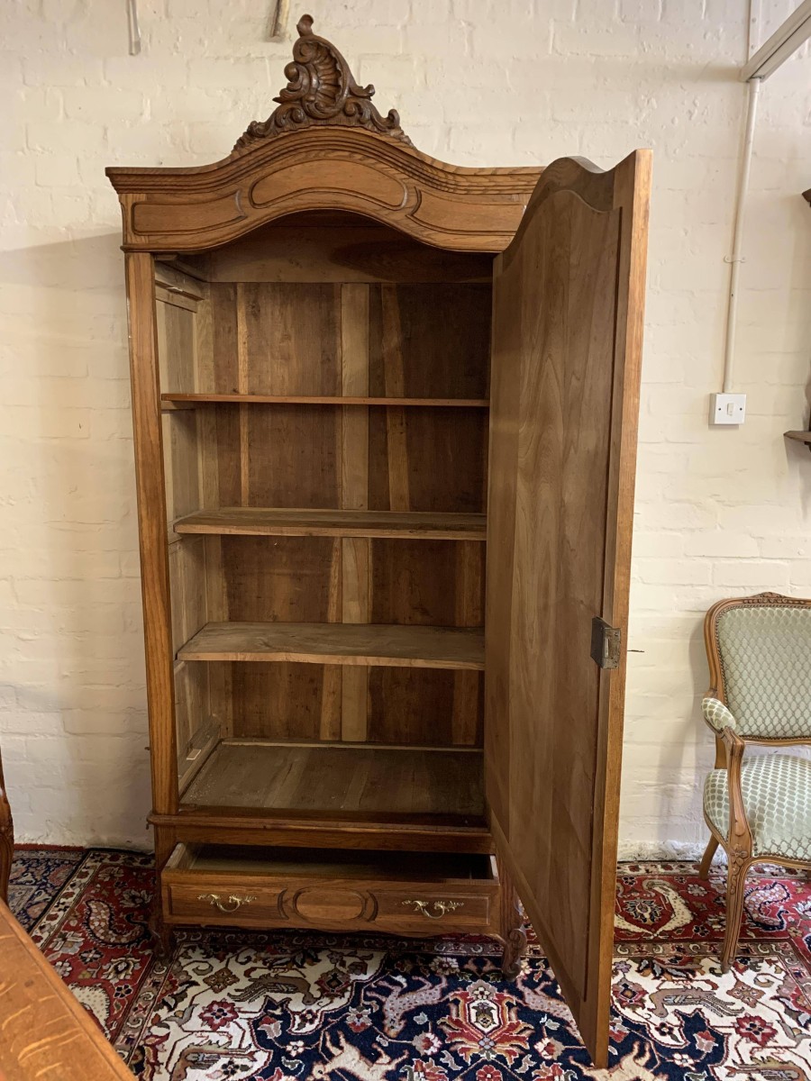 Fabulous Antique French Carved Oak Mirrored Armoire/lined Cupboard/wardrobe - Now Sold - Image 8