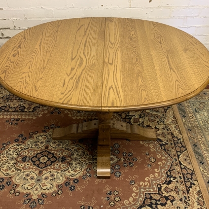 Outstanding Quality Oak Old Charm Extending Table - Now Sold