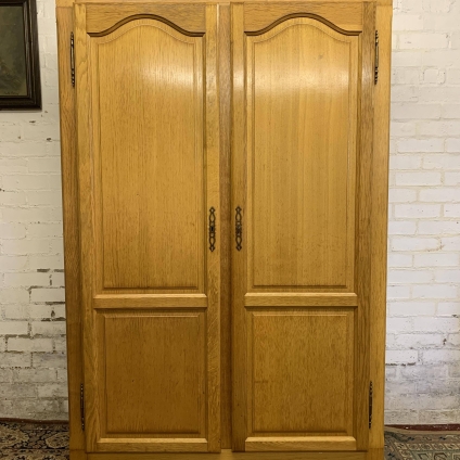 French Oak Two-door Armoire/wardrobe - Now Sold