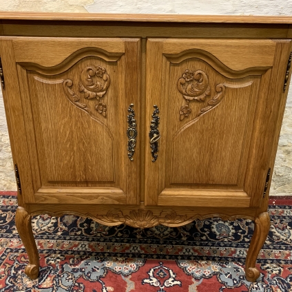 French Carved Oak Two-door Cupboard / Cabinet - Now Sold