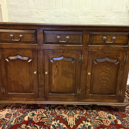 Outstanding Quality English Country Oak Dresser Base - Now Sold