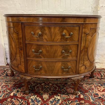 Outstanding Quality Mahogany Waring & Gillow Demi Lune Sidebaord/dresser - Now Sold