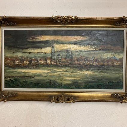 Fabulous Vintage French Gilt Framed Oil Painting - Now Sold