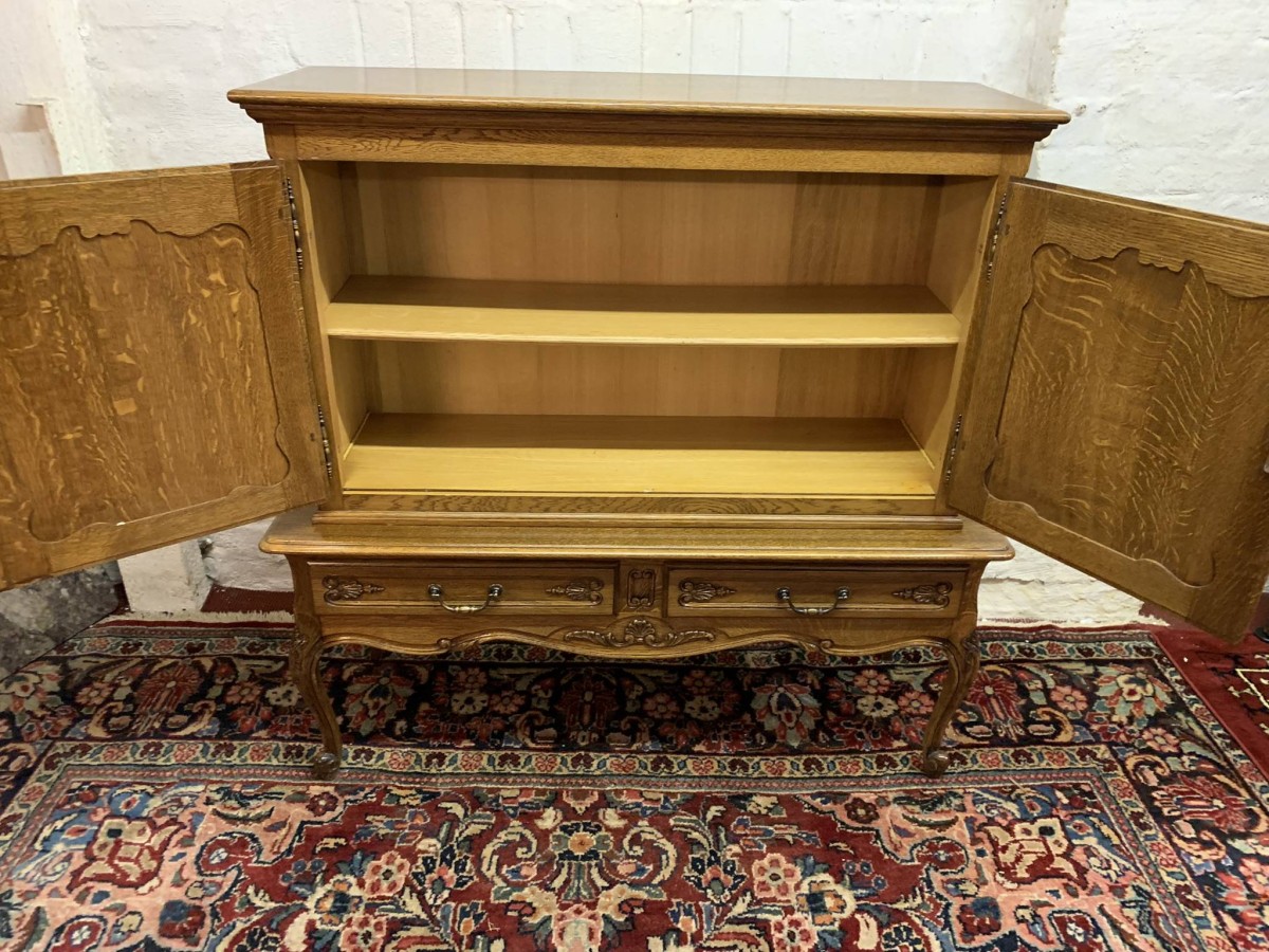 Fabulous French Carved Oak Cupboard/cabinet Circa 1910 - Now Sold - Image 11