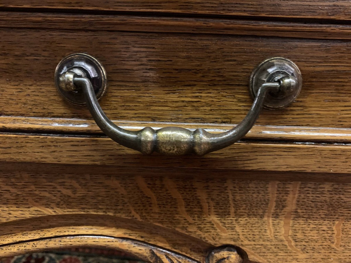 Fabulous French Carved Oak Cupboard/cabinet Circa 1910 - Now Sold - Image 16