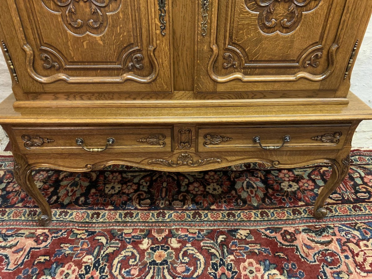 Fabulous French Carved Oak Cupboard/cabinet Circa 1910 - Now Sold - Image 9
