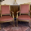 Fabulous Pair Of French Carved Gilt Armchairs Circa 1950 - Now Sold - Image 2
