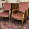 Fabulous Pair Of French Carved Gilt Armchairs Circa 1950 - Now Sold - Image 5